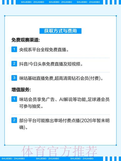 2026世界杯直播平台入口地址
